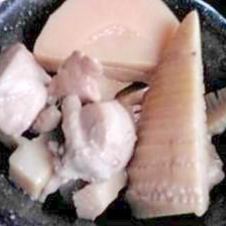 タケノコと鶏の超かんたん煮物